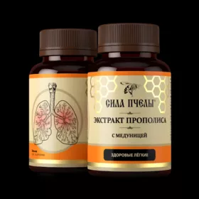 Экстракт прополиса с медуницей - ЗДОРОВЫЕ ЛЁГКИЕ