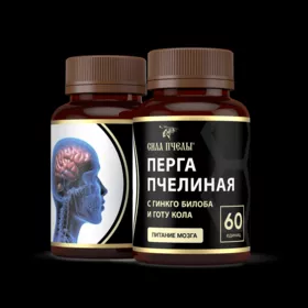 Перга пчелиная с Гинкго Билоба и гота Кола 30г